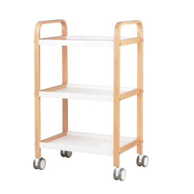 Τραπεζίδιο τροχήλατο με ράφια HS09