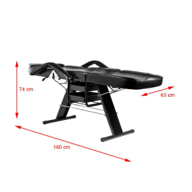 Έδρα μικροεπεμβάσεων με συρτάρια BASIC 4202 Μαύρη - Έδρα μικροεπεμβάσεων με συρτάρια BASIC 4202 Μαύρη(3)