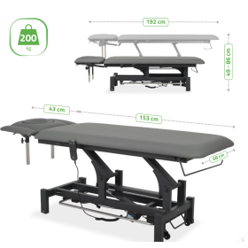 Κρεβάτι εξεταστικό ηλεκτροκίνητο Fortis 4 Ergo με ποδοδιακόπτη