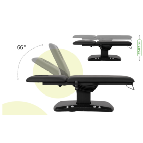 Κρεβάτι εξεταστικό ηλεκτροκίνητο Estella Ergo 2 με 2 μοτέρ | Μαύρο(1)