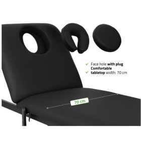 Κρεβάτι εξεταστικό ηλεκτροκίνητο Estella Ergo 2 με 2 μοτέρ | Μαύρο(3)