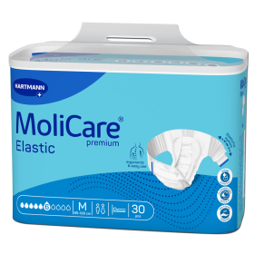 Incontinence diapers Molicare Premium Elastic 30 pieces (6 drops) | Medium