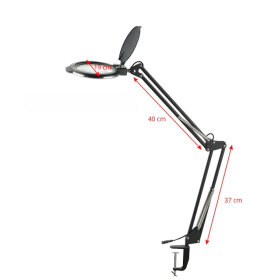Moonlight 8013/6 LED Magnifying Lamp 5D 10W - Tabletop Black(3)