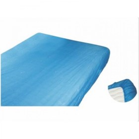 Κάλυμμα Κρεβατιού Soft Care Basic 1ply PE 80x210cm Μιας Χρήσης Μπλε 10 Τεμάχια