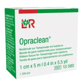 Γάζα ιωδοφορμίου Opraclean 1cmx 5m