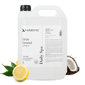 Λάδι Citrus Coconut για μασάζ 5000ml HABYS