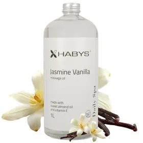 Λάδι γιασεμί βανίλια για μασάζ 1000ML HABYS