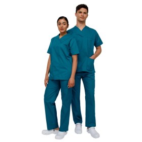 Κοστούμι εφημερίας Unisex Ultima Πετρόλ (1)