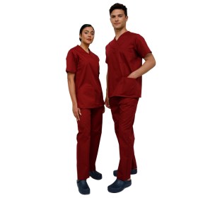 Κοστούμι εφημερίας Unisex Ultima Μπορντό (1)