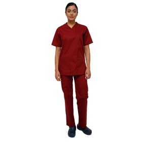 Κοστούμι εφημερίας Unisex Ultima Μπορντό (3)