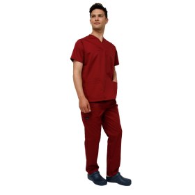Κοστούμι εφημερίας Unisex Ultima Μπορντό (4)