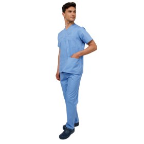 Ultima Unisex Medical Scrub Set Light Blue(3)