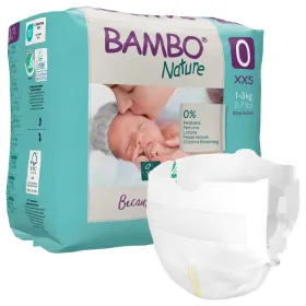 Βρεφικές πάνες Bambo Nature No 0 (1-3kg) 24 τεμάχια