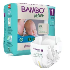 Βρεφικές πάνες Bambo Nature No 1 (2-4 kg) 22 τεμάχια