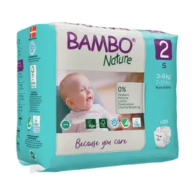 Βρεφικές πάνες Bambo Nature No 2 (3-6 kg) 30 τεμάχια - Βρεφικές πάνες Bambo Nature No 2 (3-6 kg) 30 τεμάχια (1)