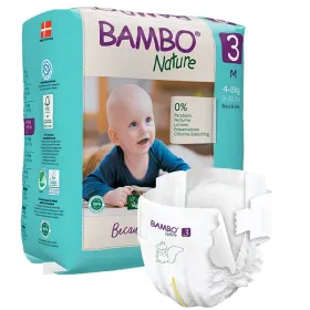 Βρεφικές πάνες Bambo Nature No 3 (4-8 kg) 28 τεμάχια