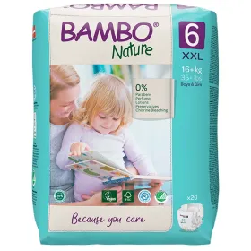 Βρεφικές πάνες Bambo Nature No 6 (16+kg) 20 τεμάχια - Βρεφικές πάνες Bambo Nature No 6 (16+kg) 20 τεμάχια (1)