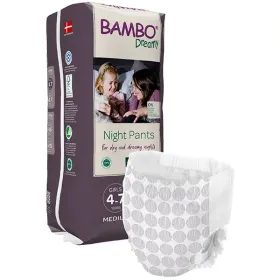 Βρεφικές πάνες-βρακάκι νυκτός Bambo Dreamy Girls 15-35kg 10 τεμάχια