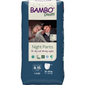 Βρεφικές πάνες-βρακάκι νυκτός Bambo Dreamy 35-50kg 10 τεμάχια - Βρεφικές πάνες-βρακάκι νυκτός Bambo Dreamy 35-50kg 10 τεμάχια (1)