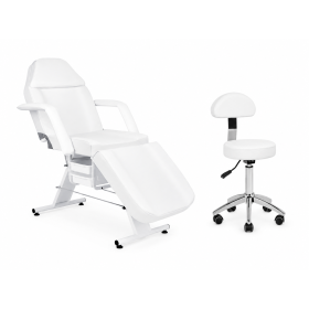 Set  BASIC 202 Procedure Chair & AM-304 Stool with Backrest White