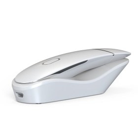 Portable Ultrasound Exfoliation Device with EMS ION & Charging Base White
