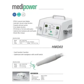 Weelko Medipower CMDV3 professional electric nail drill - Weelko medipower professional electric nail drill (2)