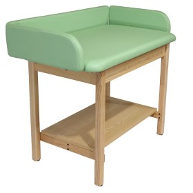 Pediatric examination table Ystad green | Without under-cabinet (1)