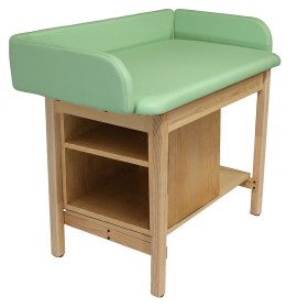 Pediatric examination table Ystad green | With under-cabinet (4)