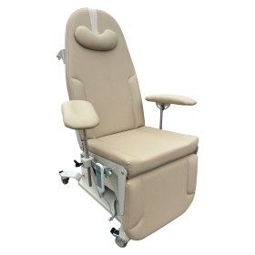 blood donor chair with electrically adjustable height