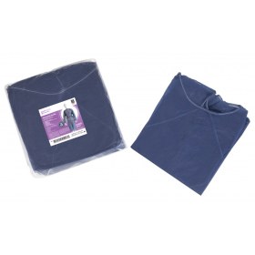 Non-woven surgical gowns 10 pieces dark blue - Non-woven surgical gowns 10 pieces dark blue (2)