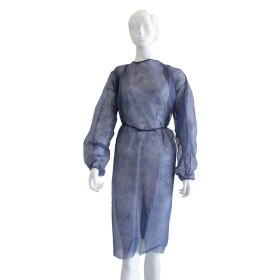 Non-woven surgical gowns 10 pieces dark blue