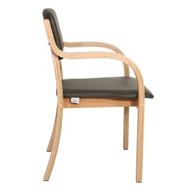 Καρέκλα αναμονής επισκεπτών comfort+ Teqler | Ανθρακί (1)