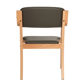 Καρέκλα αναμονής επισκεπτών comfort+ Teqler | Ανθρακί (2)