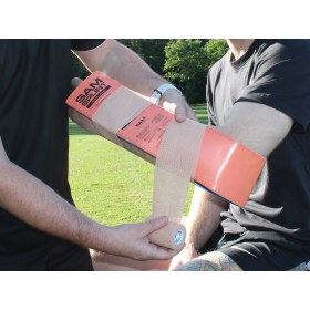 SAM SPLINT aluminum immobilization splint 91.4 × 11 cm orange/blue