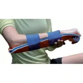 SAM SPLINT aluminum immobilization splint 91.4 × 11 cm orange/blue
