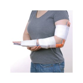 SAM SPLINT aluminum immobilization splint 91.4 × 11 cm orange/blue