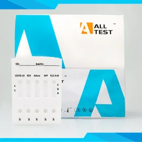 Τεστ 6 σε 1 Covid-19, γρίπης A+B, RSV, Adenovirus & Mycoplasma pneumoniae, 20 τεμάχια