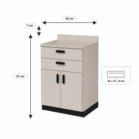 Ντουλάπι ιατρείου Herlev 60 x 46 x 97 (6)